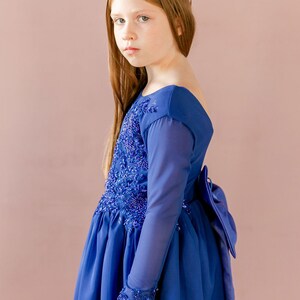 Children's Sapphire Dress For Any Special Occasion image 5