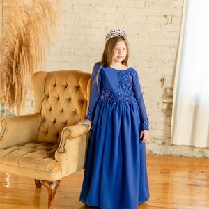 Children's Sapphire Dress For Any Special Occasion image 2