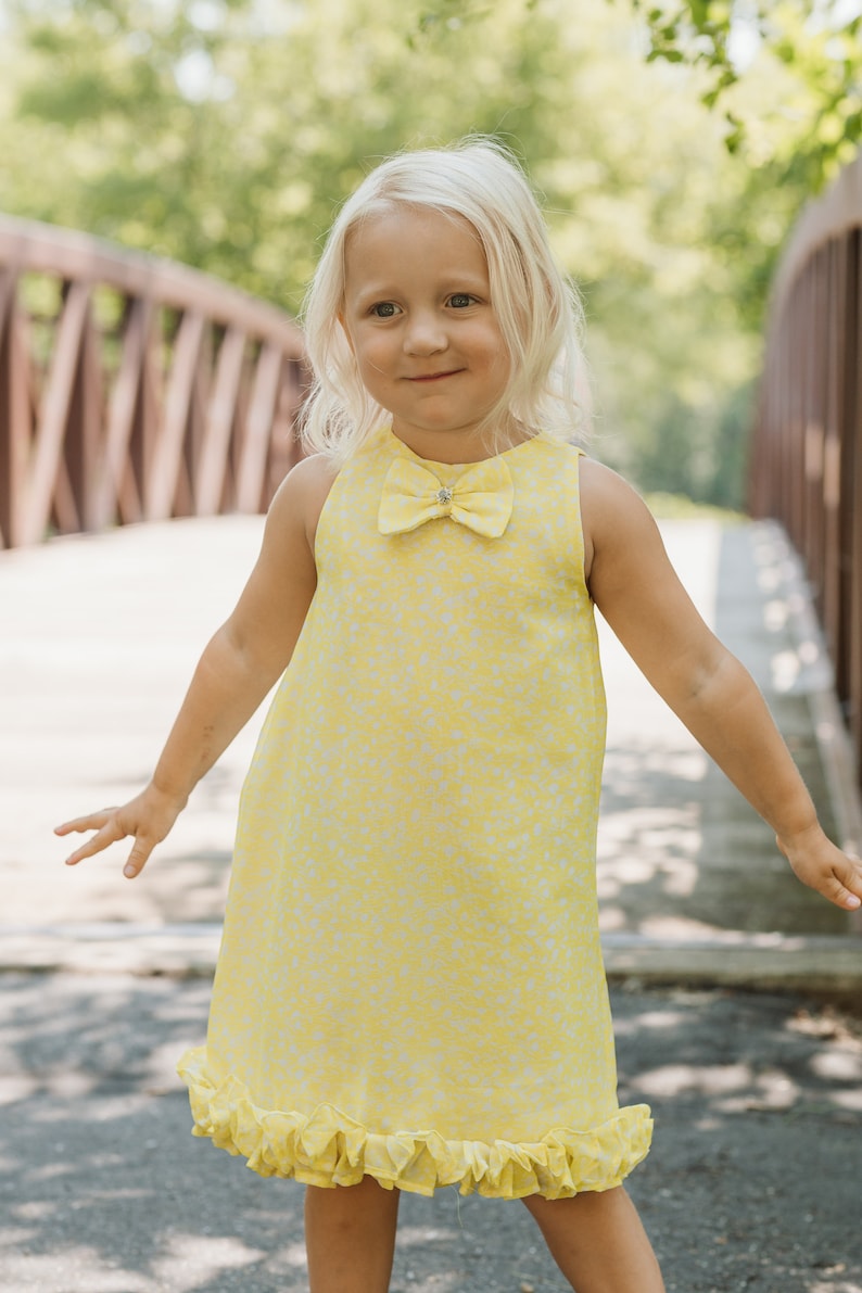 Yellow Ruffle Dress Baby Girl Dress Special Occasion Yellow Etsy