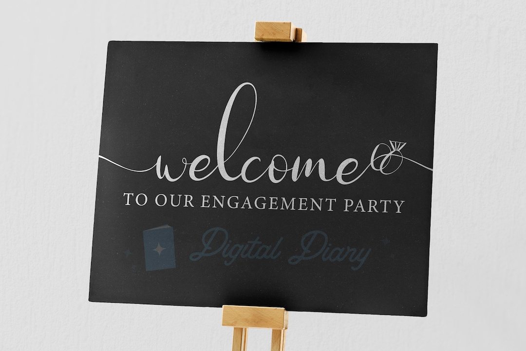 Welcome To Our Engagement Party SVG PNG File Wedding Planning Cut Welcome to our engagement party svg png file wedding planning cut