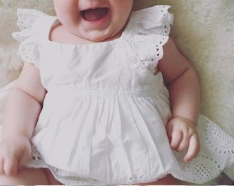 baby girl white dress