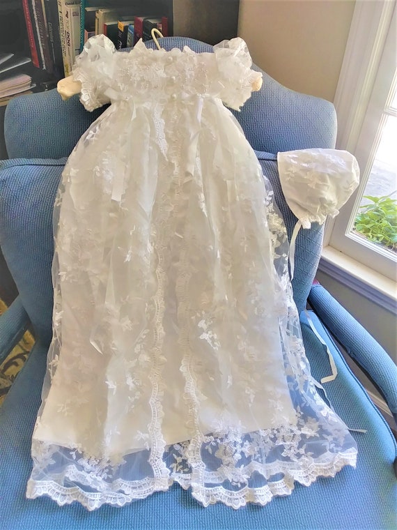 organza christening gown