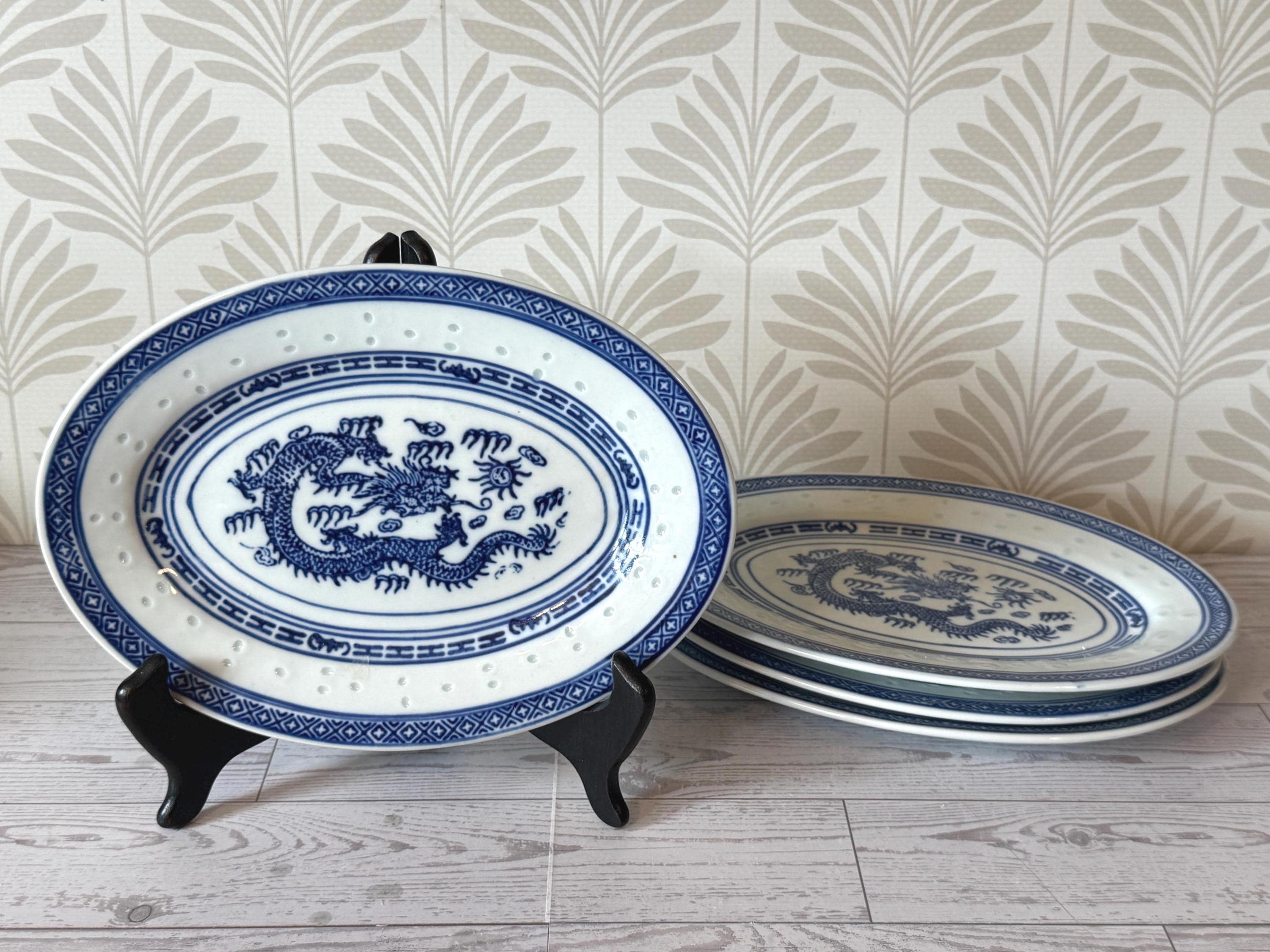 Chinese Plates 80's - Etsy