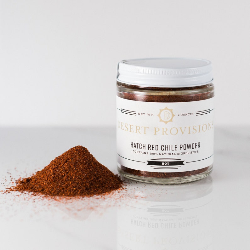 Hatch Red Chile Powder hot // 100 All Natural // Certified Etsy