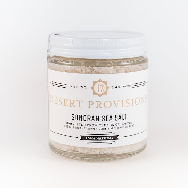 Sonoran Sea Salt from the Sea of Cortez // 100% all natural // solar dried // low in sodium