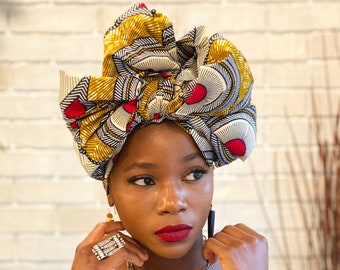 Head wrap, Head tie, Ankara head wrap, protective hair style, African head wrap, Ankara head wrap, hair cover, bonnet, turban, scarfs, gele