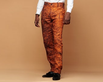 African men wedding photoshoot outfit sizes M- 3XL, Ankara Men's Pants, African Men's Pants, Summer print colorful Men's Pants, Gift for men