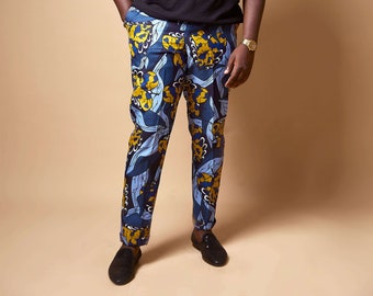 Pantaloni da uomo Ankara, Pantaloni da uomo africani, Pantaloni da uomo colorati, Pantaloni da uomo estivi, Pantaloni da uomo fantasia, Regali per gli uomini, Stampa Pantaloni da uomo,