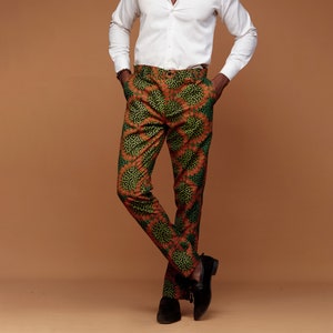 African themed Graduation photoshoot wedding attire, Ankara Men&#39;s Pants, African Men&#39;s Pants, Gift for men, Men&#39;s dress  Pants, print pants