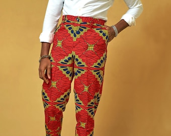 African wedding photoshoot birthday attire sizes M-3XL, Ankara Men Pants, African Men Pants, Men African party attire, Gifts for men, pants