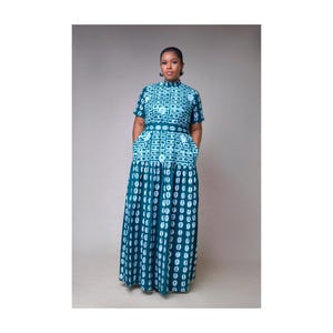 African Dress, Ankara Dress, Colorful African Dress, Summer African Dress, African print dress, Plus size African Dress, Tie dye dress,dress