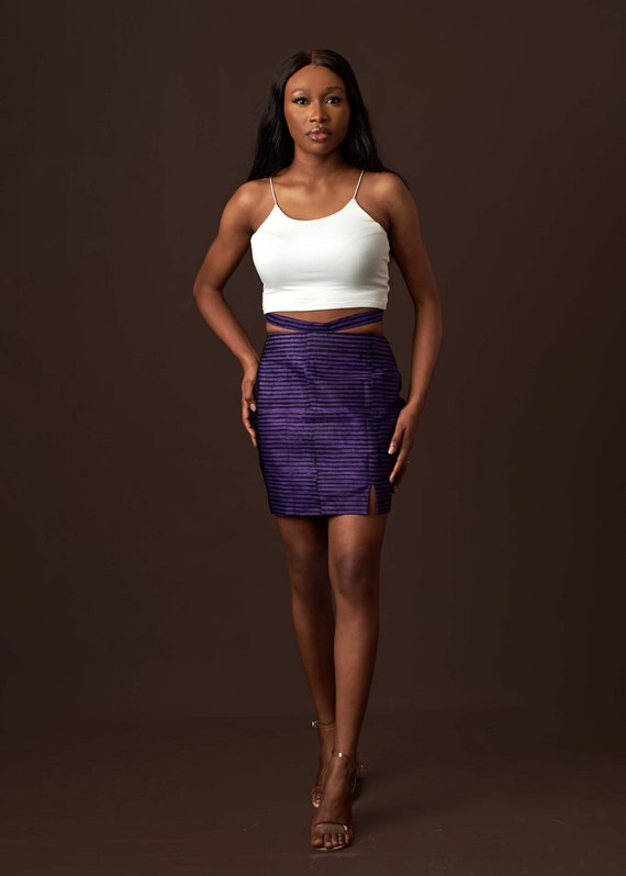 Colorful mini pencil skirt hot sale