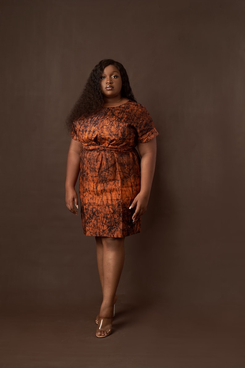 Plus size dress, plus size african dress, plus size Ankara dress, plus size tie dye dress, plus size batik dress, plus size summer dress image 1