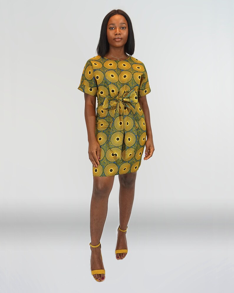 knee length ankara dresses