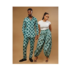 African couple clothes, african couples matching outfit, Ankara his & hers, couple matching outfit, African party matching clothes, preweddi