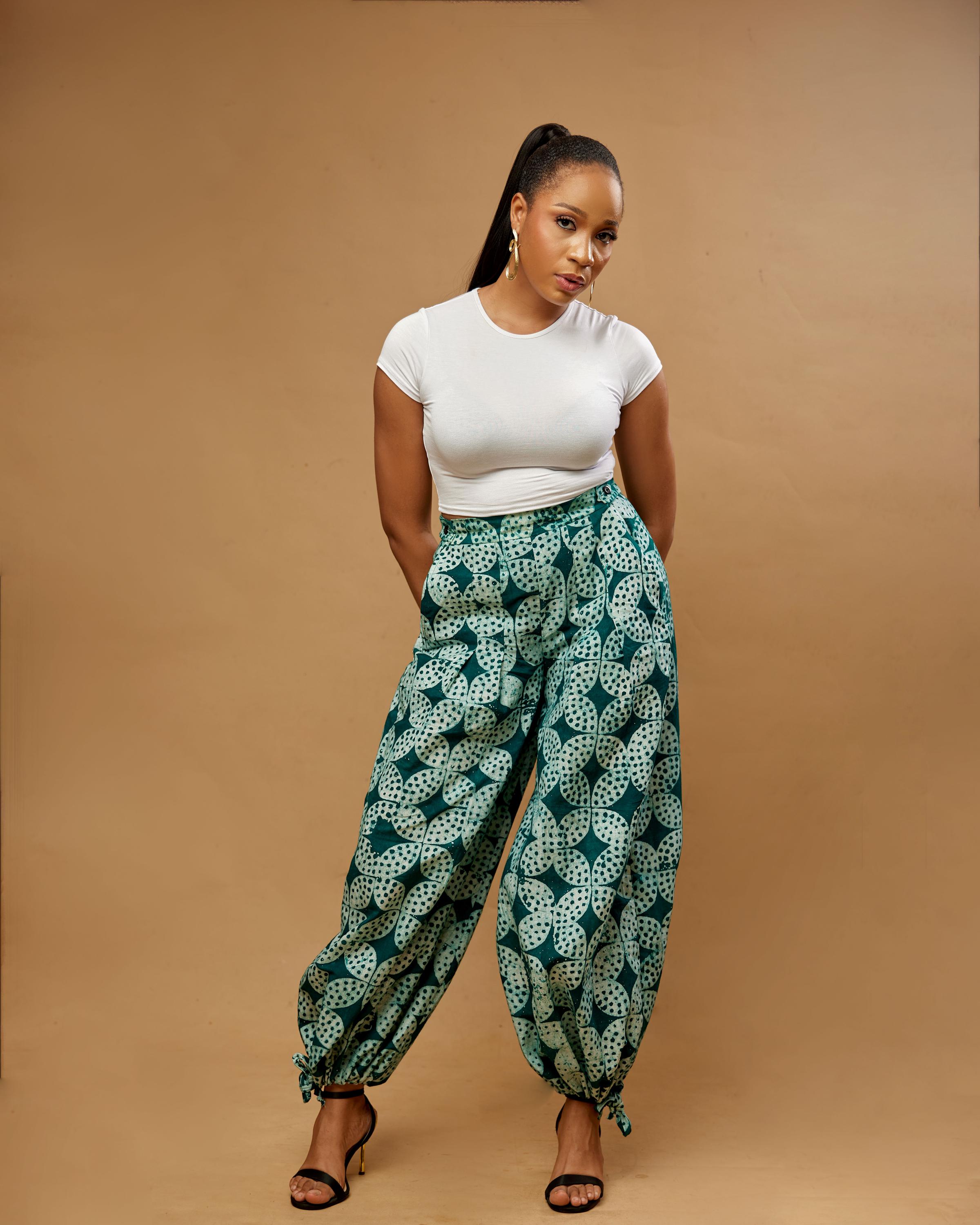 Ankara Balloon Pants: African Print High-rise Cotton Trousers - Etsy