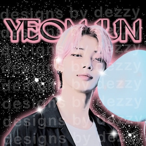 TXT Yeonjun Retro T-Shirt Design