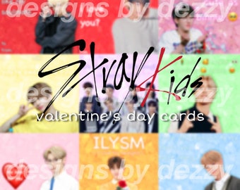 Stray Kids Digital Valentine’s Day Cards
