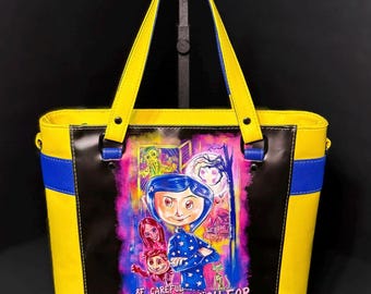 Button Eyed Girl Handbag
