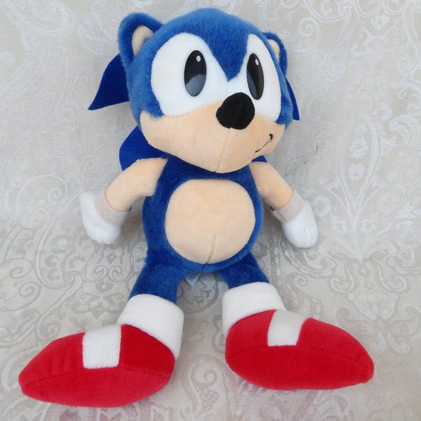 Vintage 1993 Caltoy Sonic The Hedgehog Plush Stuffied Animal
