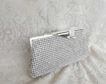 Vintage Johann Becker West Germany Rhinestone Evening Purse