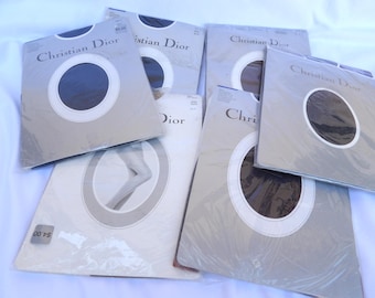 Lot of 6 Vintage Christian Dior Hosiery