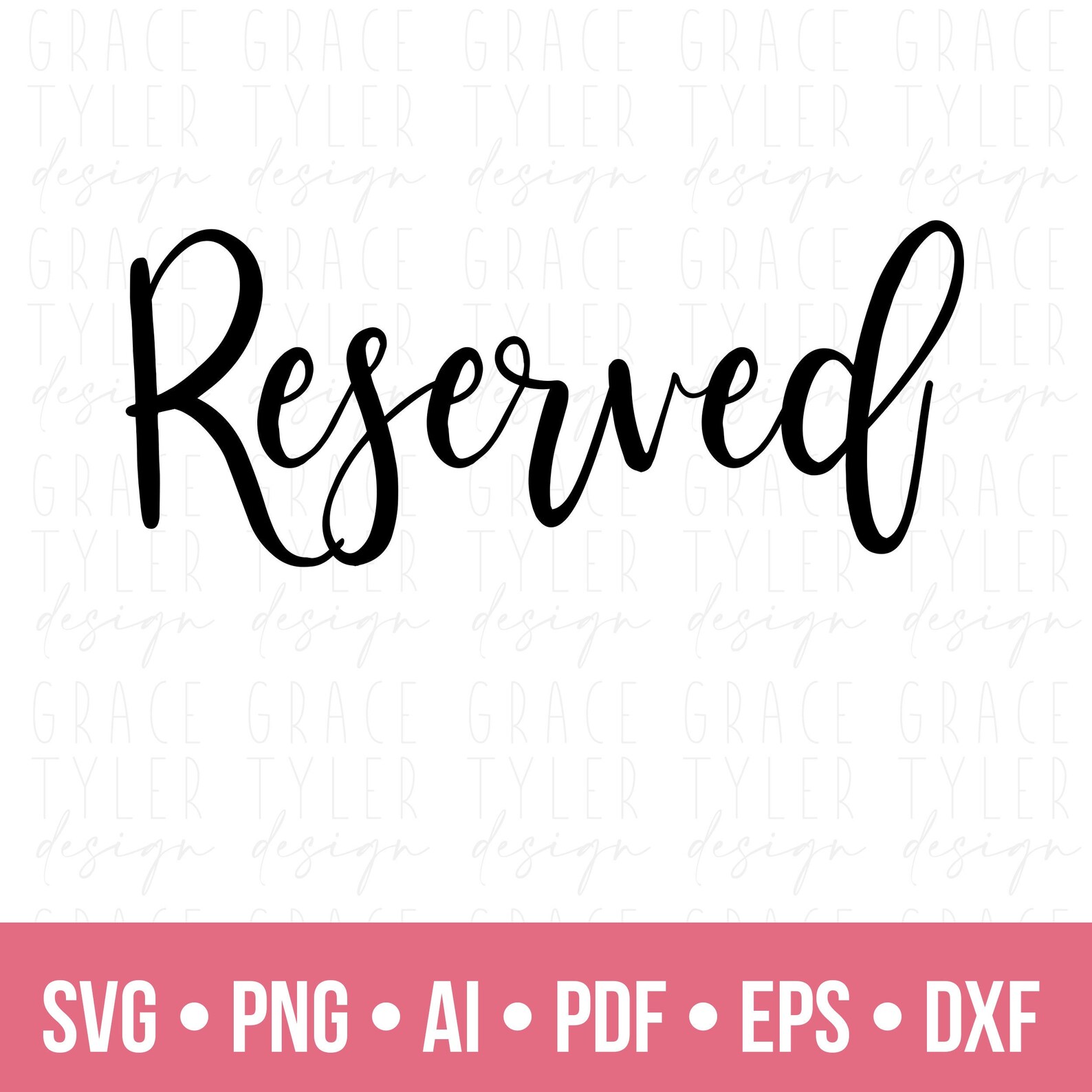 Reserved Sign SVG Wedding Sign Png Bundle PNG Wedding Sign - Etsy