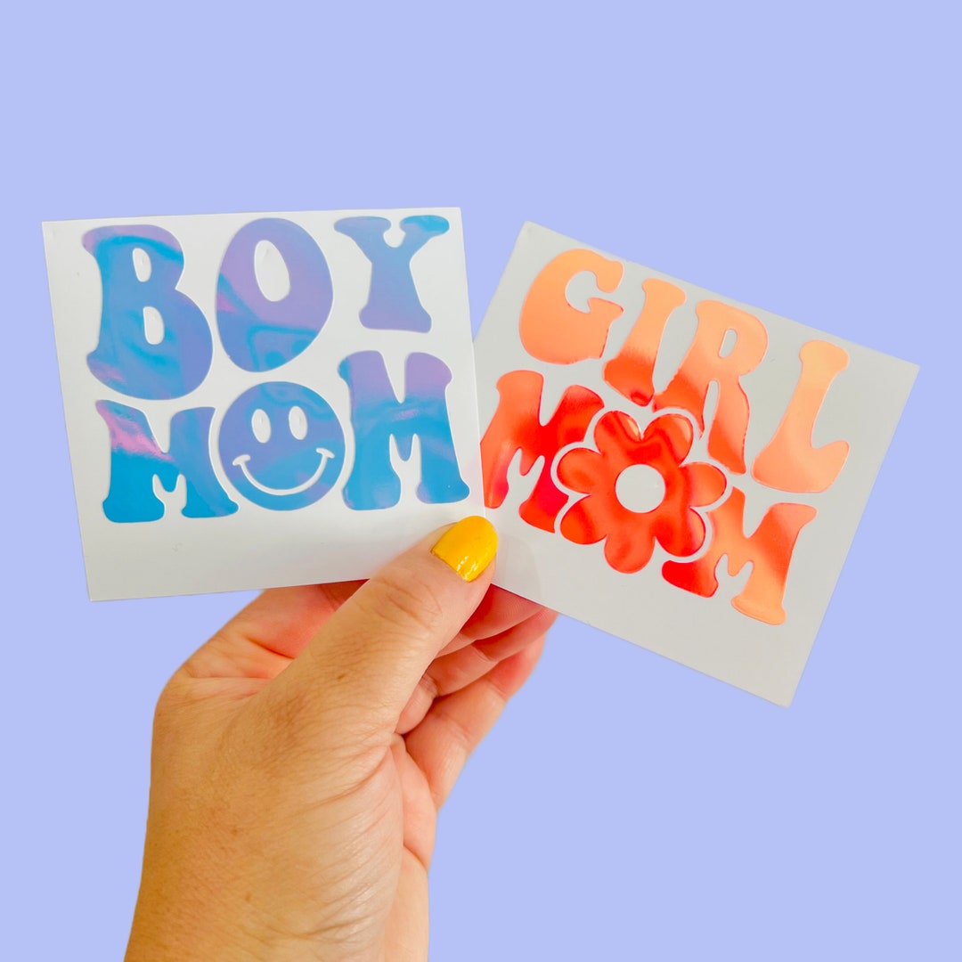 Boy Mom Decal Girl Mom Decal Boy Mom Sticker Girl Mom Sticker Mom