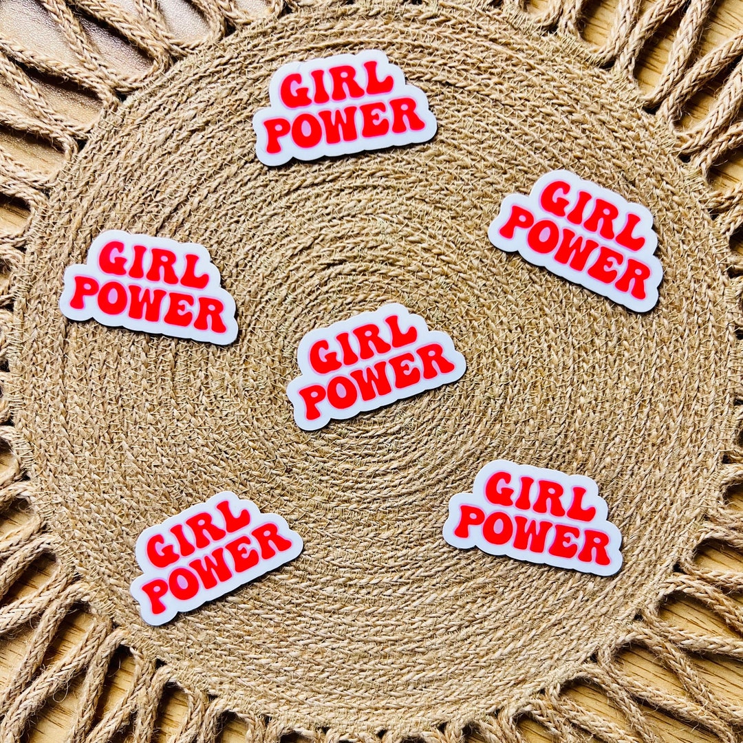 Girl Power Computer Sticker Girl Power Sticker | Die Cut | Die Cut Sticker | Sticker | Water ...