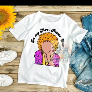 Mrs.Roper Era PNG Vintage Sublimation DTF 1970er Jahre Lustig Niedlich Design Drei Firma Herr Roper Helen Stanley