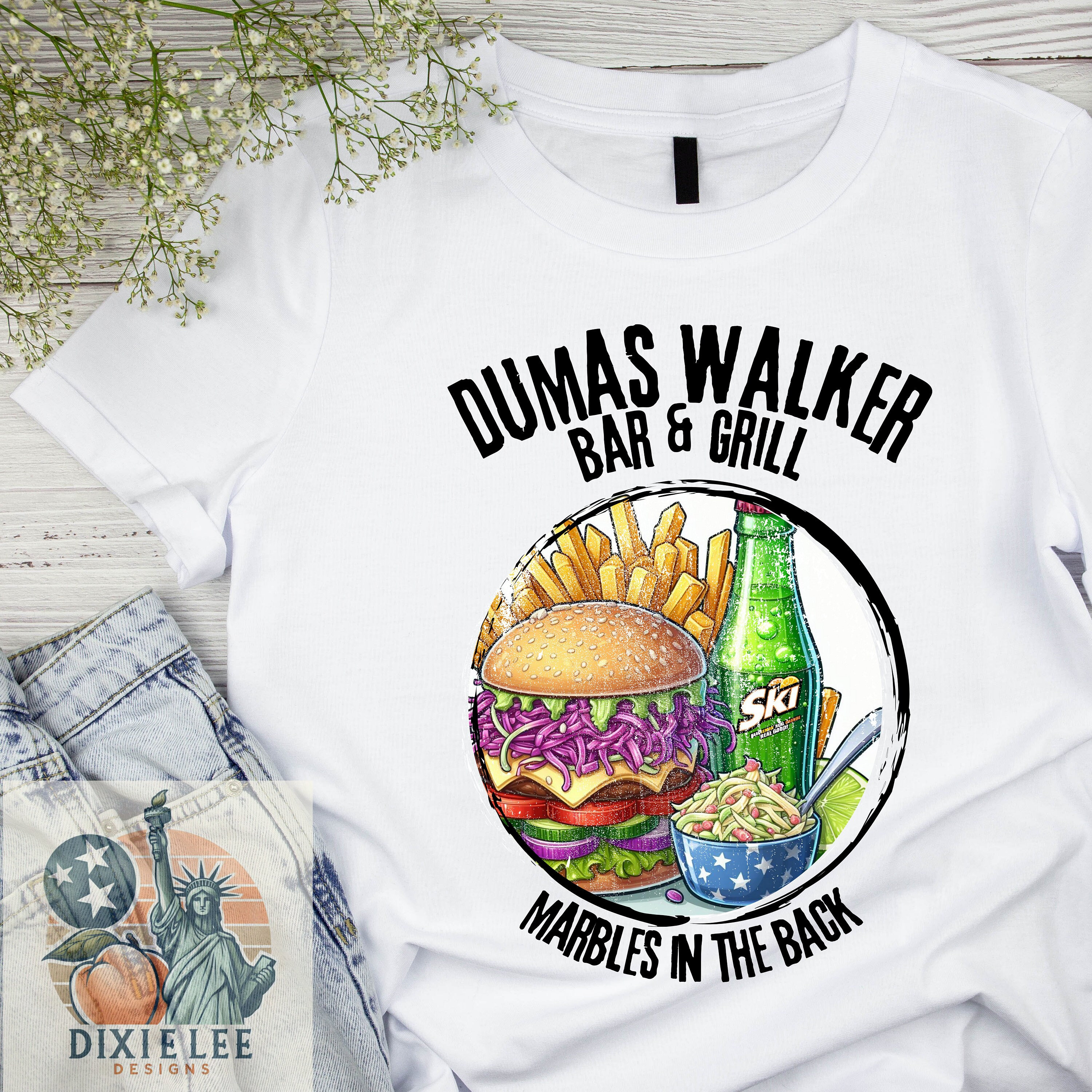 Dumas Walker Bar DTF PNG Sublimation Tshirt Digital Download Trendy