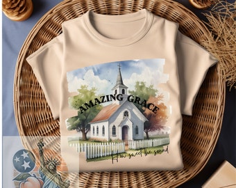 Amazing Grace PNG Sublimation DTF Digital file Church