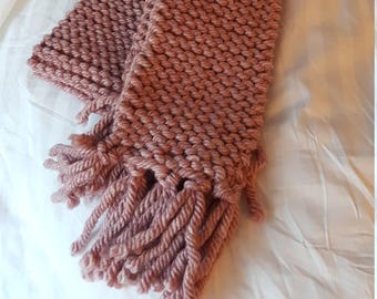 Hand-Knitted Custom Scarf