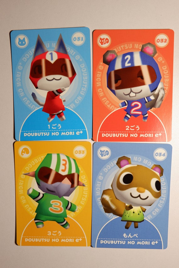 67　セール★アニマルメモ Animal Crossing Vintage E-reader Trading Cards: E+ Series 2