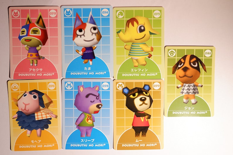 Animal Crossing Vintage E-reader Trading Cards: Series 2 (japan) - Etsy