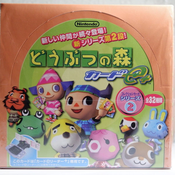 Animal Crossing Vintage e-reader Trading Cards: e+ Series 2 (Japan)