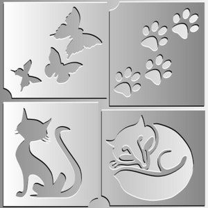 Popular glitter tattoo stencil designs DIGITAL FILE