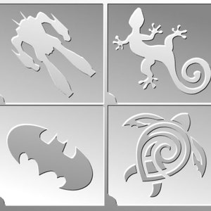 Popular Glitter Tattoo Stencil Designs - DIGITAL FILE