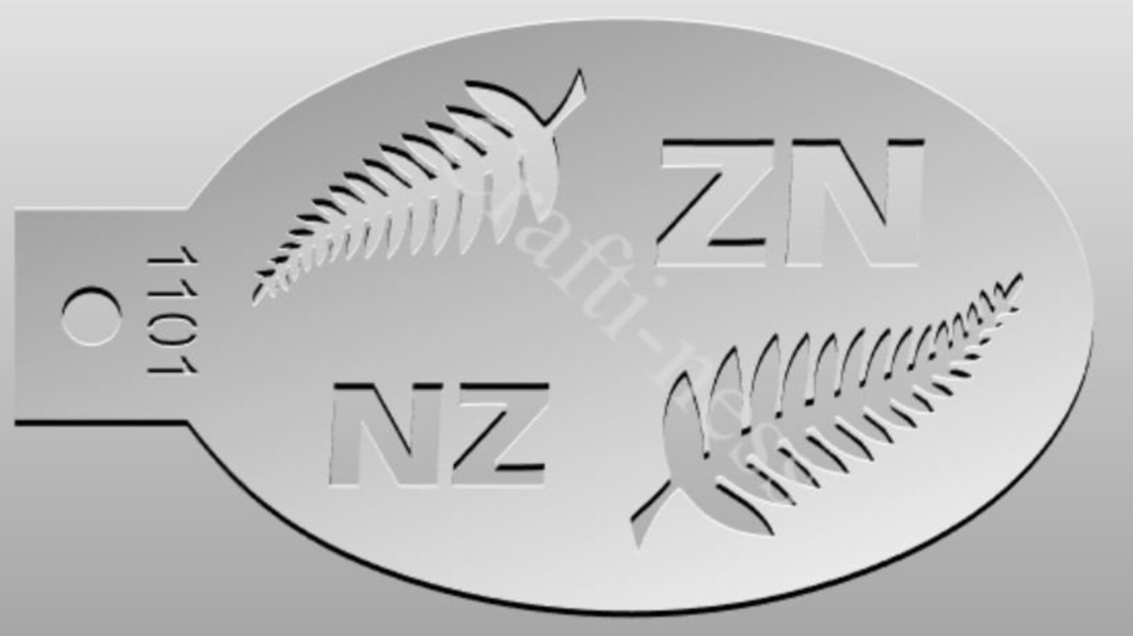 New Zealand Fern Stencil 1101 Etsy New Zealand