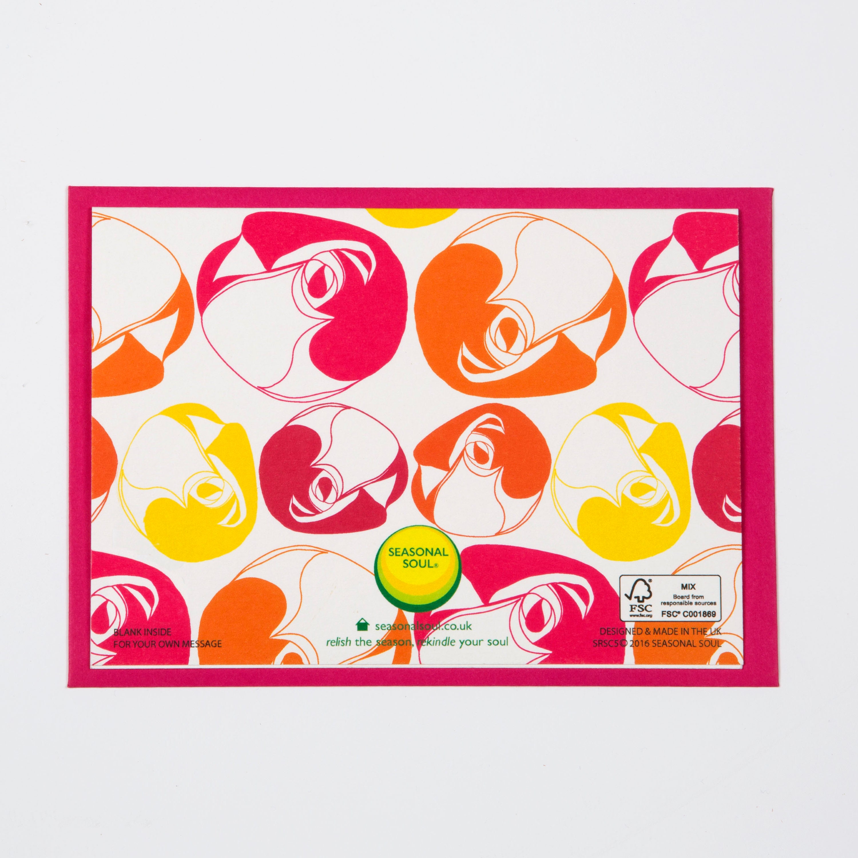 Seasonal Print Greetings Card Pack of 4 Thinking of You Gift Etsy