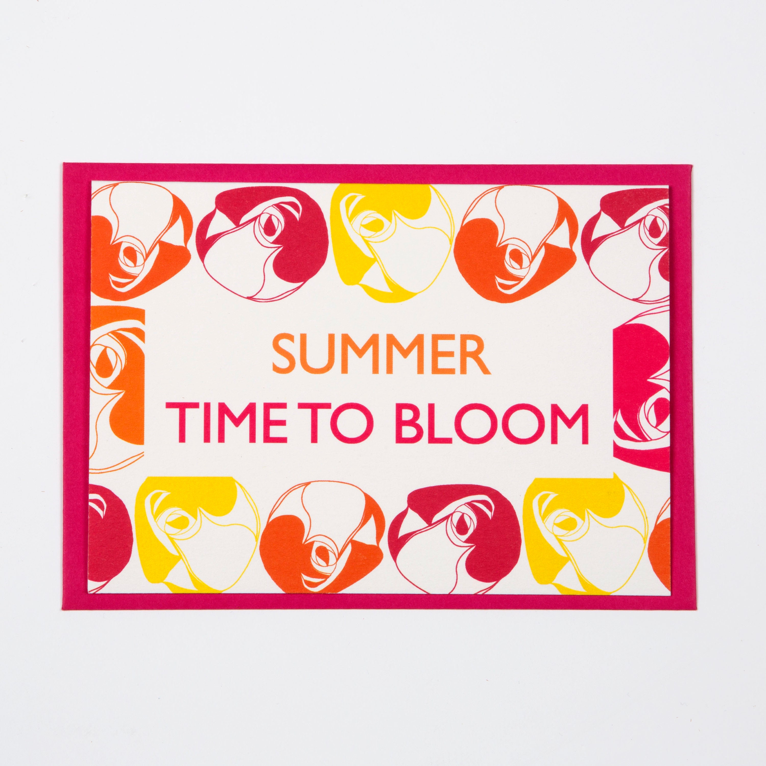 Seasonal Print Greetings Card Pack of 4 Thinking of You Gift Etsy