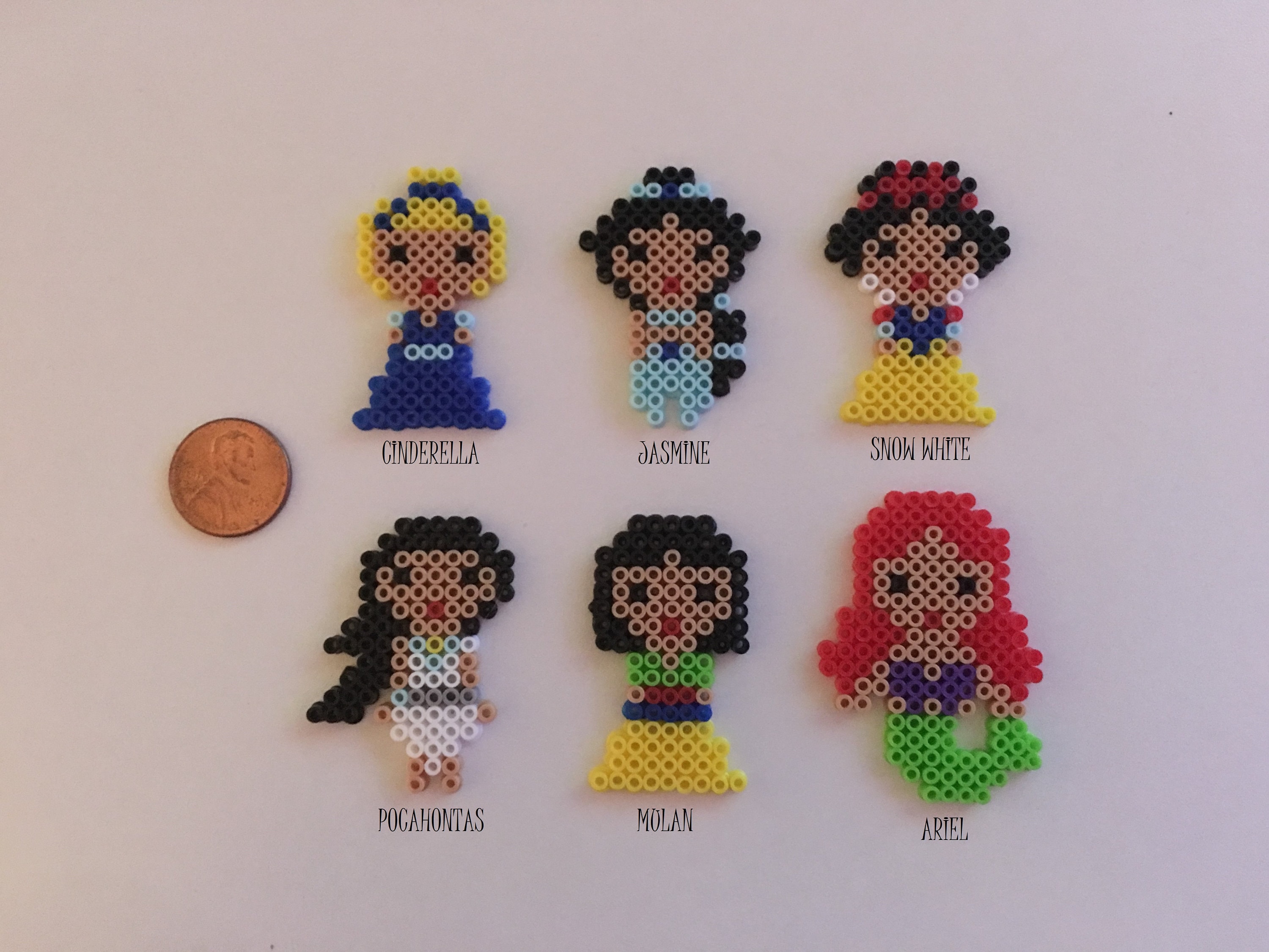 Cute Disney Melting Beads Perler Bead Disney Princess 2025