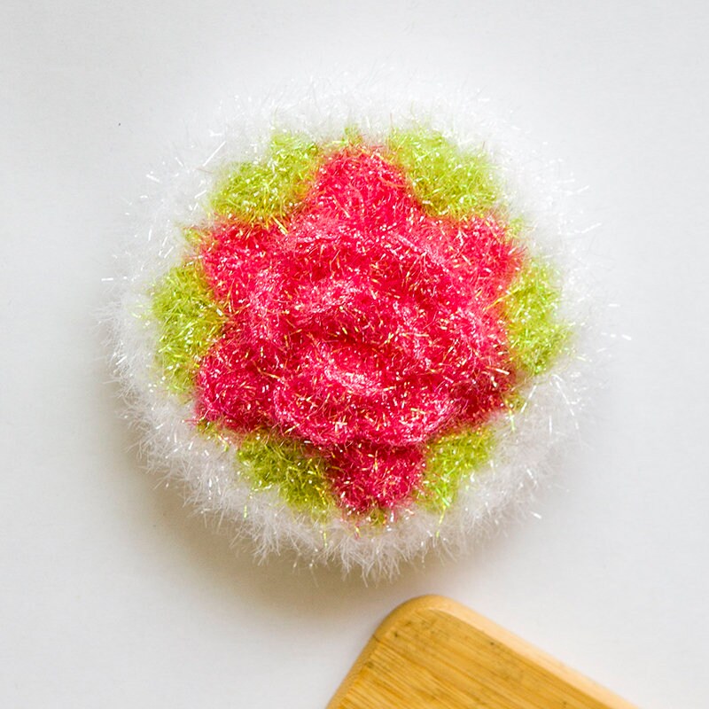 2 of One Set Handmade Dish Scrubby Crocheted Korean Body Scrubbies Body ...