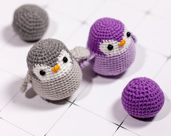a set of catnip toys with a penguin and 1  ball catnip and silvervine catnip balls cat yarn toys crochet cat toys