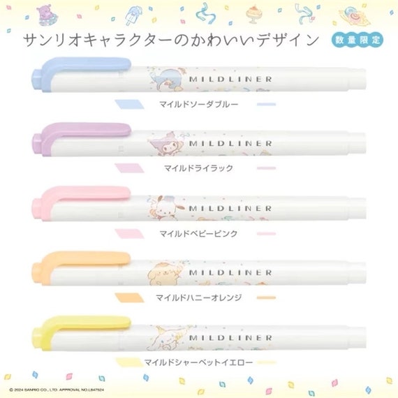 Zebra Japan Sanrio Mildliner Set