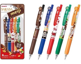 Zebra Japan Meiji Design Sarasa Pen ( 6 pc set)