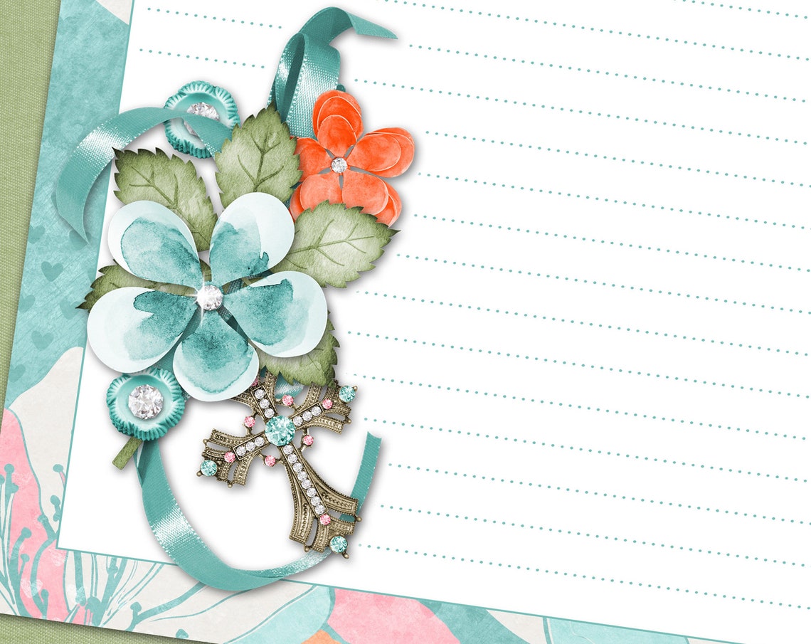 Letter Paper Stationery Printable Digital Download - Etsy