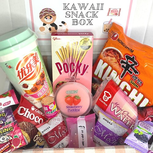 Large Japanese Snack Box Etsy