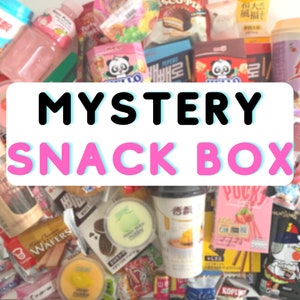 Kawaii Cute Mystery 'Sweet and Savoury' Snack Box| Asian Snack Box| Christmas or Birthday Gift Box| Anime Manga| Sweet Treats Snack Box