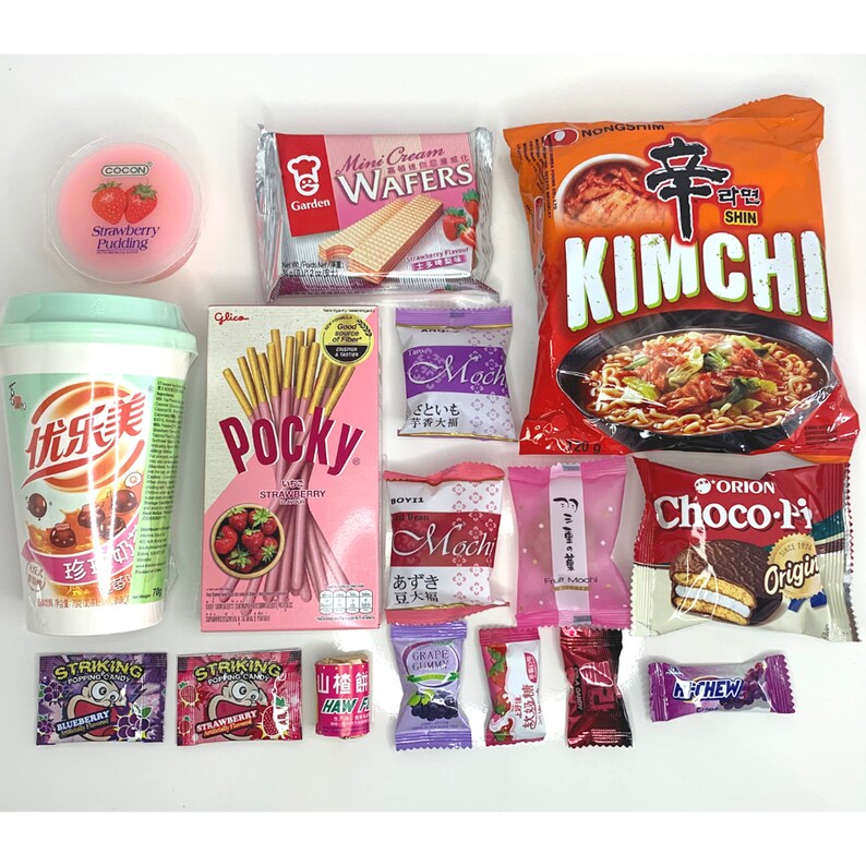 Kawaii Cute Deluxe Japanese Snack Box Asian Snack Box Etsy